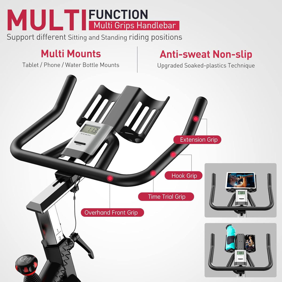 JOROTO X2 Pro: Heimtrainer mit Magnetwiderstand & LCD-Monitorl