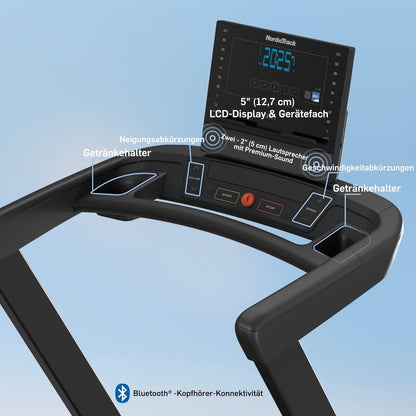 NordicTrack T-Serie: Laufband mit Steigung, Bluetooth & 136 kg Tragkraftl