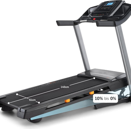NordicTrack T-Serie: Laufband mit Steigung, Bluetooth, 136 kg Traglastl