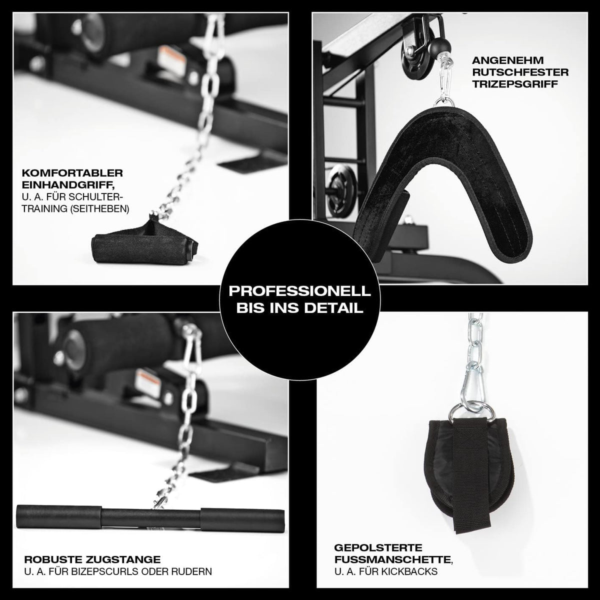 FitEngine Kraftstation: Komplettes Home Gym mit 67 kg Gewichtenl