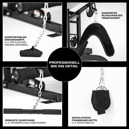 FitEngine Kraftstation: Komplettes Home Gym mit 67 kg Gewichtenl