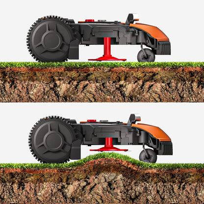 WORX WR167E Mähroboter 700 m² mit Kabel, App & AIA-Navigationf