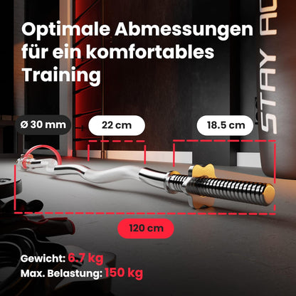 Hop-Sport Hantelbank: Multifunktional mit Latzug, verstellbarer Schrägbank & Hantelsetl
