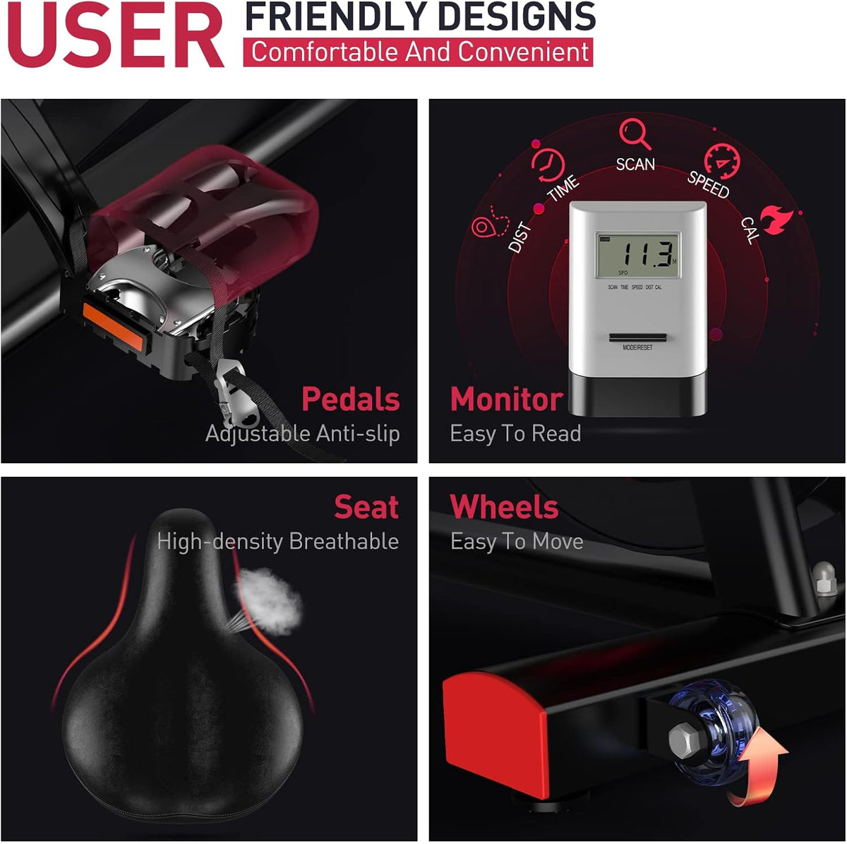 JOROTO X2 Pro: Heimtrainer mit Magnetwiderstand & LCD-Monitorl