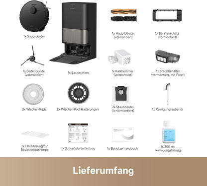 Dreame L40s Pro Ultra, 19,000Pa, Selbstreinigend, Hindernisvermeidung, Sprachsteuerungf