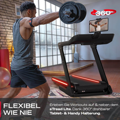 Sportstech sTread Pro/Lite: Klappbares Laufband, 20 km/h, 17 % Steigungl