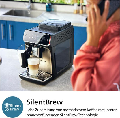 Philips 3300 Kaffeevollautomat LatteGo: Cremiger Milchschaum, Leise, Einfachste Reinigungd