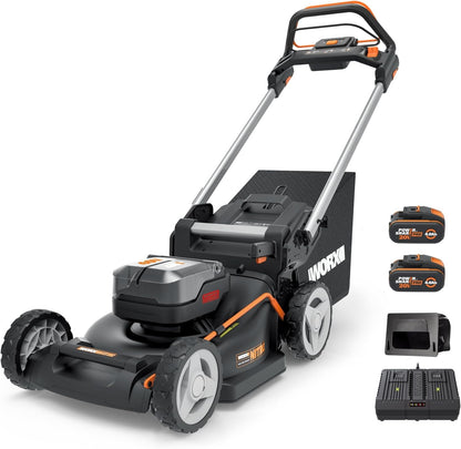 WORX WG749E Akku-Rasenmäher 40V, 46 cm, Radantrieb & Akku-Setf