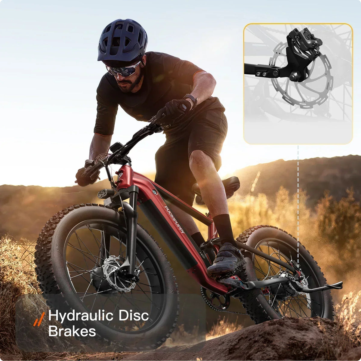 PUCKIPUPPY GoldenR Dual-Motor E-Bike