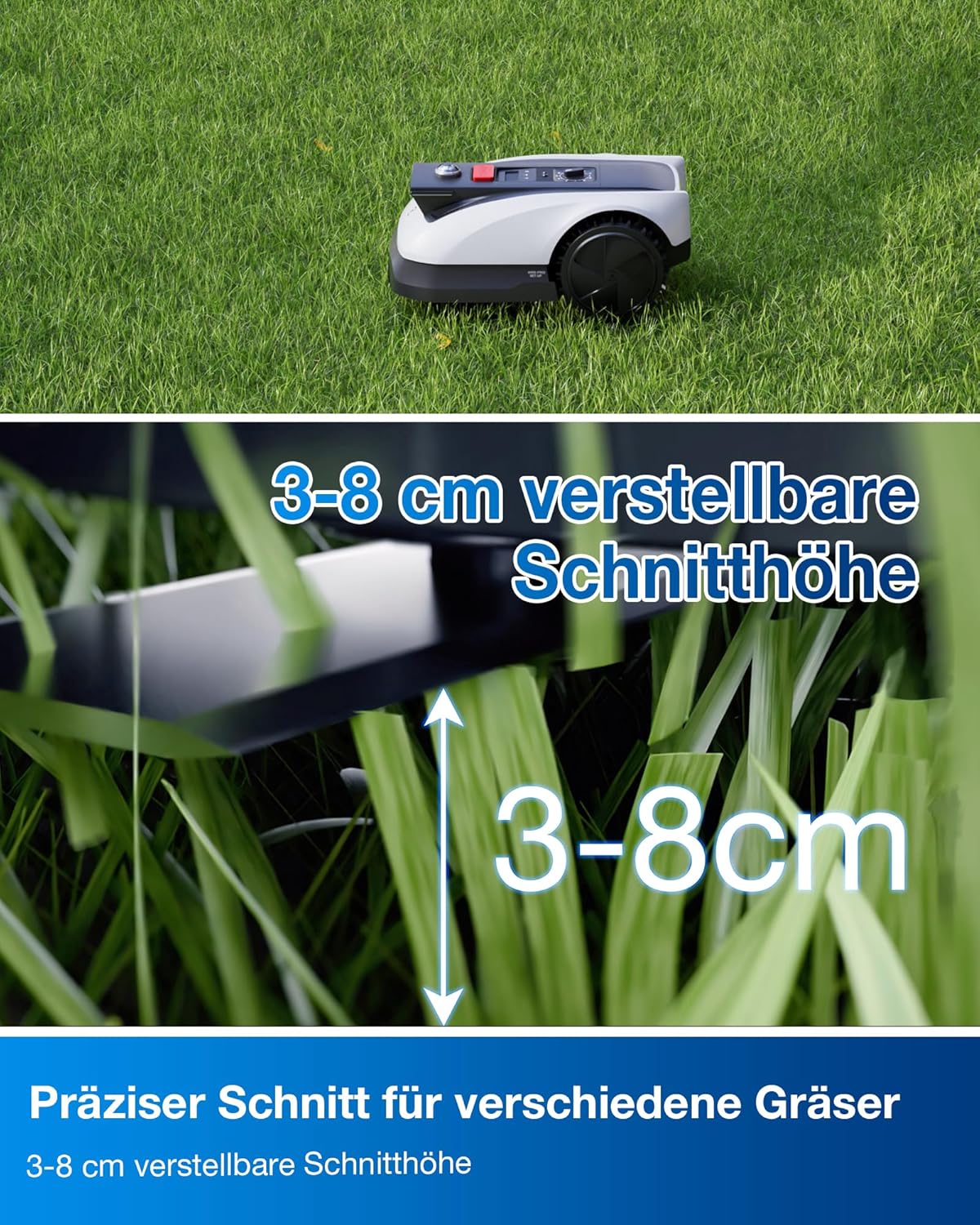 ECOVACS Goat O500 Mähroboter 500 m², LiDAR & ohne Kabelf