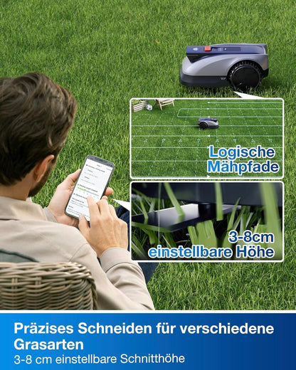 ECOVACS Goat O1200 Mähroboter 1200 m², RTK+Vision, ohne Kabelf