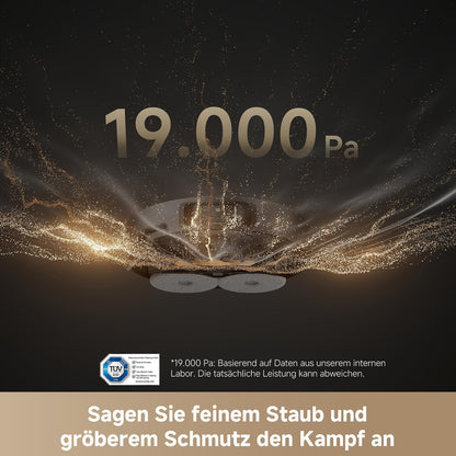 Dreame L40s Pro Ultra, 19,000Pa, Selbstreinigend, Hindernisvermeidung, Sprachsteuerungf