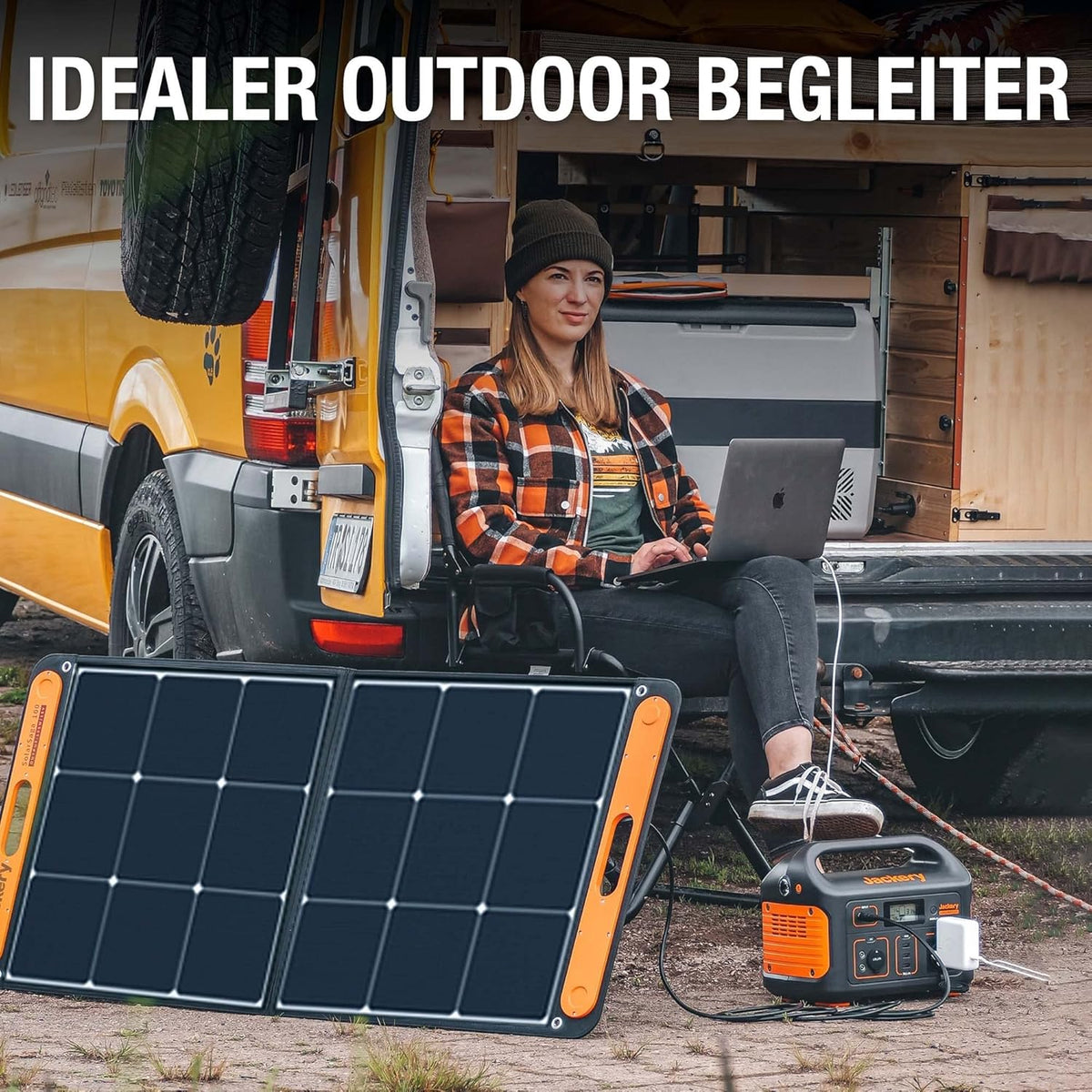 Jackery Explorer 500 Powerstation 518Wh, 500W (1000W Peak), USB & 230Vf