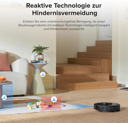 Roborock Q8 Max+, 5500Pa, DuoRoller, 2.5L Staubbeutel, 350ml Wassertank, LiDAR Navigationf