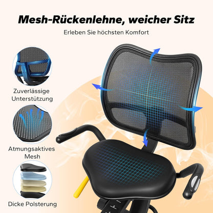 MERACH Recumbent Exercise Bike for Home Cardio Workout with Bluetoothl