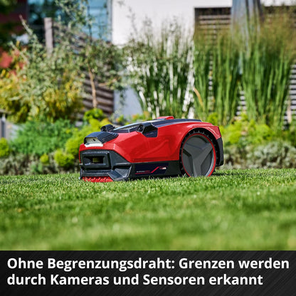 Einhell FREELEXO 500, 18V, Kamera, 500m², Brushless, 25% Steigungf