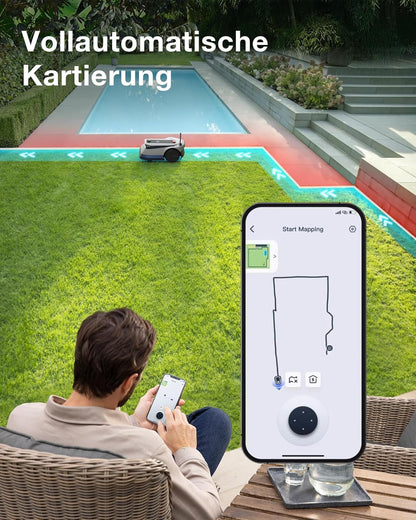 ECOVACS GOAT G1-800 Mähroboter 800 m², ohne Kabel, GPS & Hindernisvermeidungf