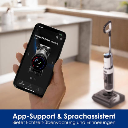 Tineco S6, 70°C Selbstreinigung, Flachdesign, 40 Min Laufzeitf