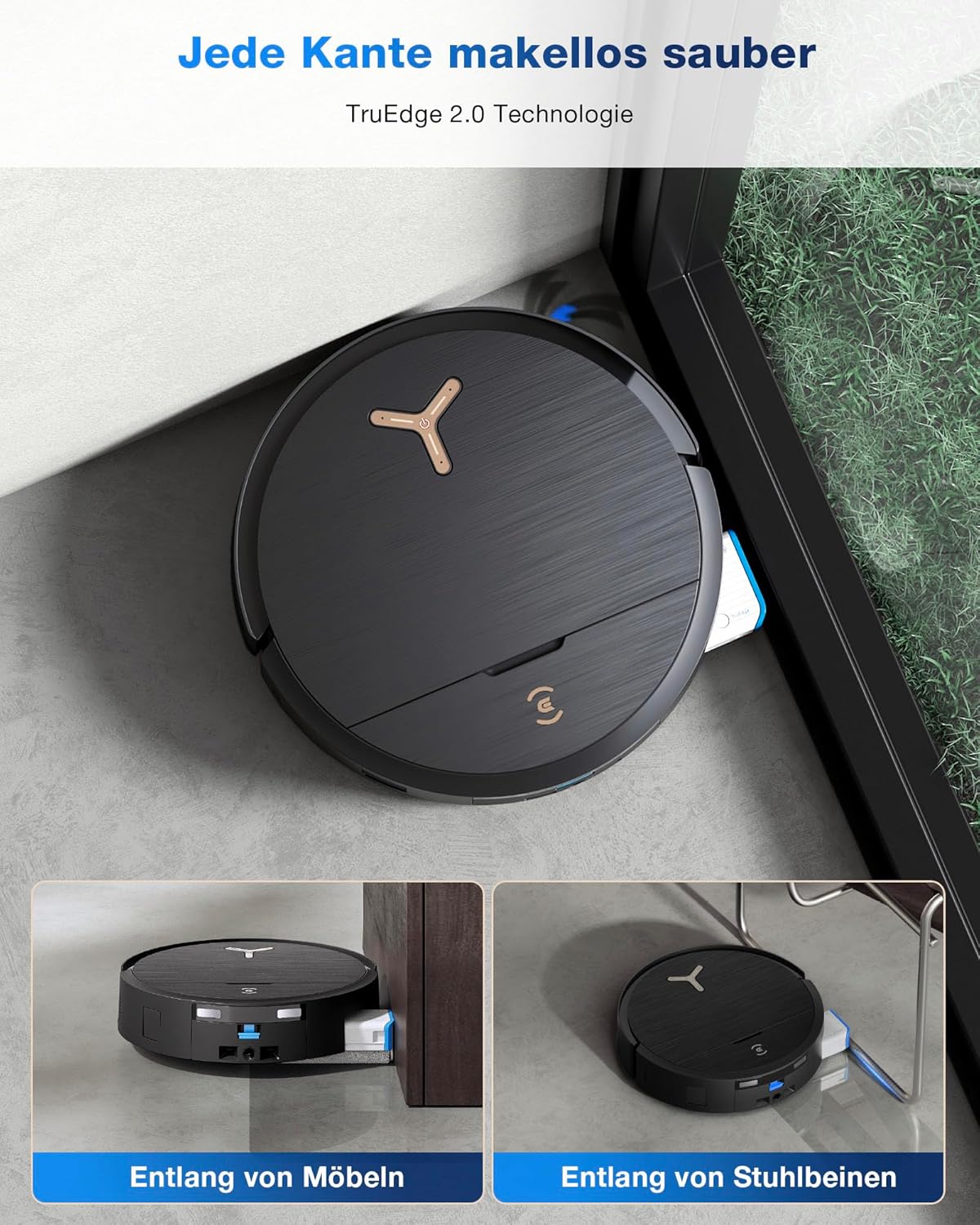ECOVACS DEEBOT X9 PRO Omni: Intelligenter Saug-Wisch-Roboter, 16.600 Pa, Heißwasser-Moppwäsche.d
