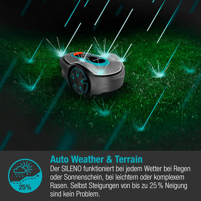 Gardena SILENO minimo 250 Mähroboter, Bluetooth & Appf