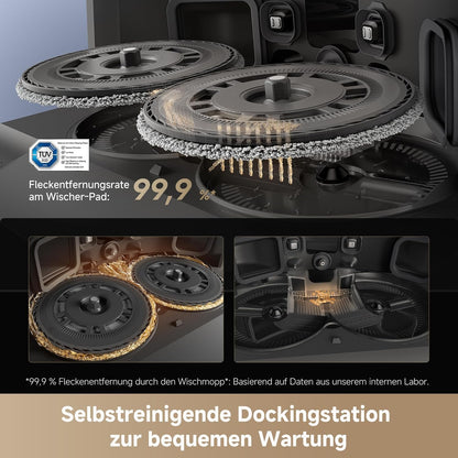 Dreame L40s Pro Ultra, 19,000Pa, Selbstreinigend, Hindernisvermeidung, Sprachsteuerungf
