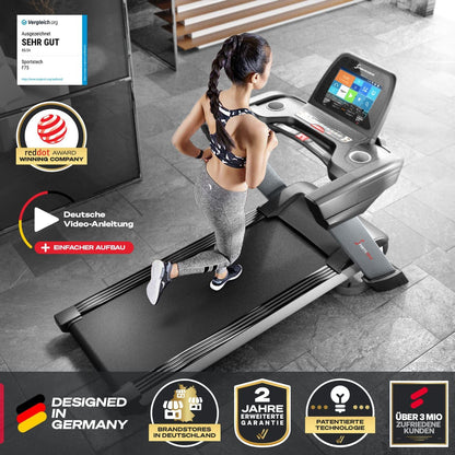 Sportstech F75: Profi-Laufband, klappbar, 7 PS, Android, Made in Germanyl