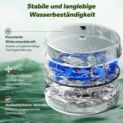 MERACH Wasser-Rudergerät aus Holz: Klappbar & interaktiv für Zuhausel