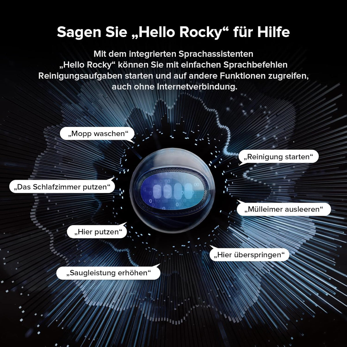 roborock Saros 10R Saugroboter mit Wischfunktion, ultraflach, StarSight 2.0, Zero-Tangle, Multifunktions-Dockd