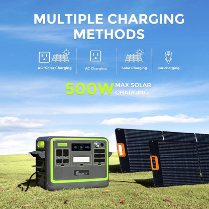 FOSSiBOT F2400 Powerstation 2048Wh, 2400W (4800W Peak), 3 AC Ausgängef