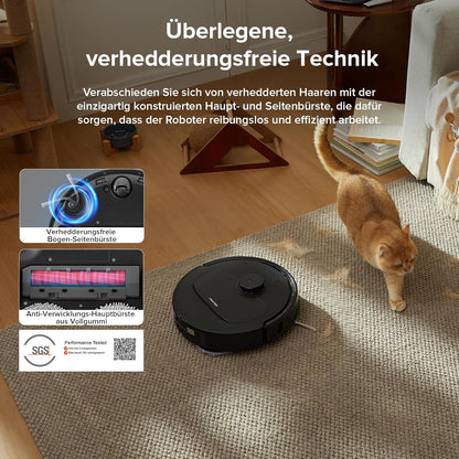 roborock Qrevo Saugroboter: 8000Pa Saugkraft, Hebemopp, All-in-One Dockd