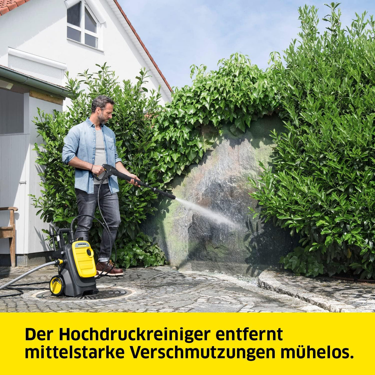 Kärcher K 5 Compact Home Hochdruckreiniger, 145 bar, Flächenreiniger T5f
