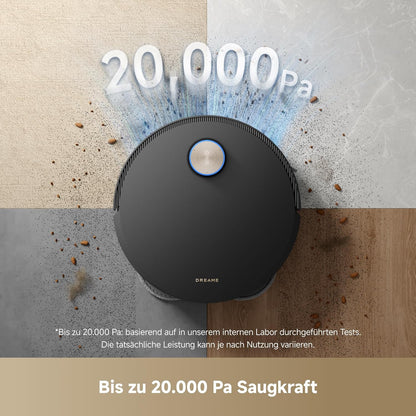 dreame X50 Master Saugroboter: Smart, Leistungsstark, Selbstentleerend, KI-Navigation, 20000 Pad