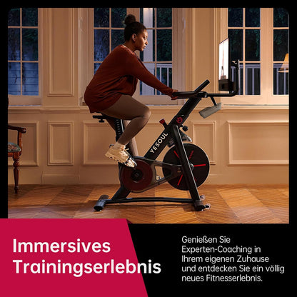 YESOUL G1M Plus: Leises Indoor‑Bike mit 21,5″ FHD‑Displayl