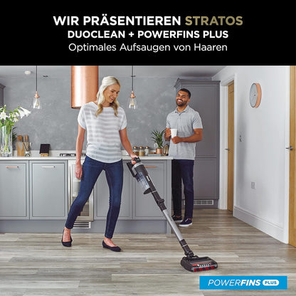 Shark IZ420EUT Kabelloser Stielstaubsauger: Smart, Leistungsstark, Anti Hair Wrap, Lange Laufzeitd