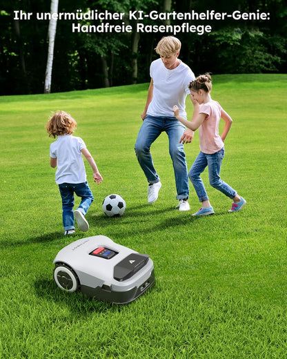 ANTHBOT KI Mähroboter, 900m², Kabellos, RTK+4-Kamera, Mehrzonen, Hindernisvermeidungf