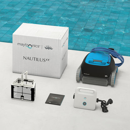 Dolphin Nautilus CC Poolroboter mit Kabel, Boden- und Wandreinigung, energiesparend, für Einbaupools bis 10 mf