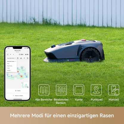 MOVA 600 Mähroboter 600 m², 3D-LiDAR & App-Steuerungf