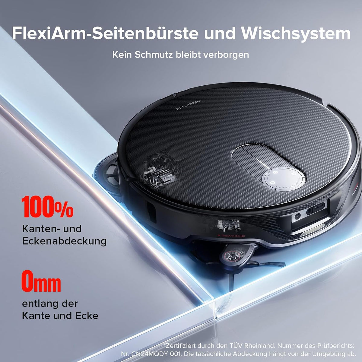 Roborock Qrevo Slim Saugroboter: Ultraflach, 11.000Pa, StarSight Navigation, 8-in-1 Dockd