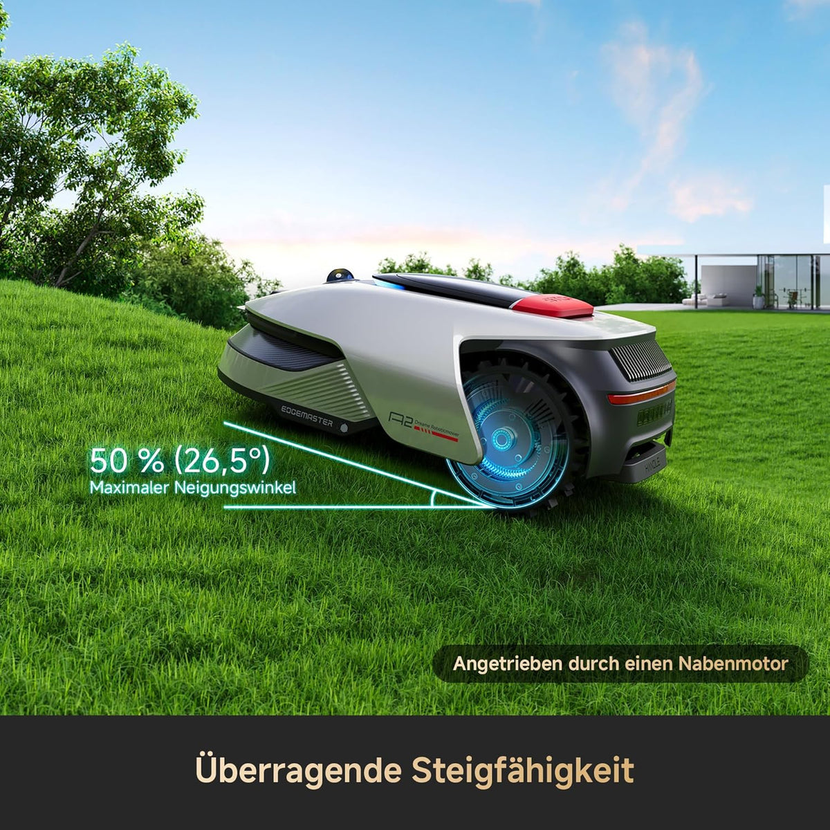 DREAME A2 Mähroboter 3000 m², Dual-Fusion & OmniSensef
