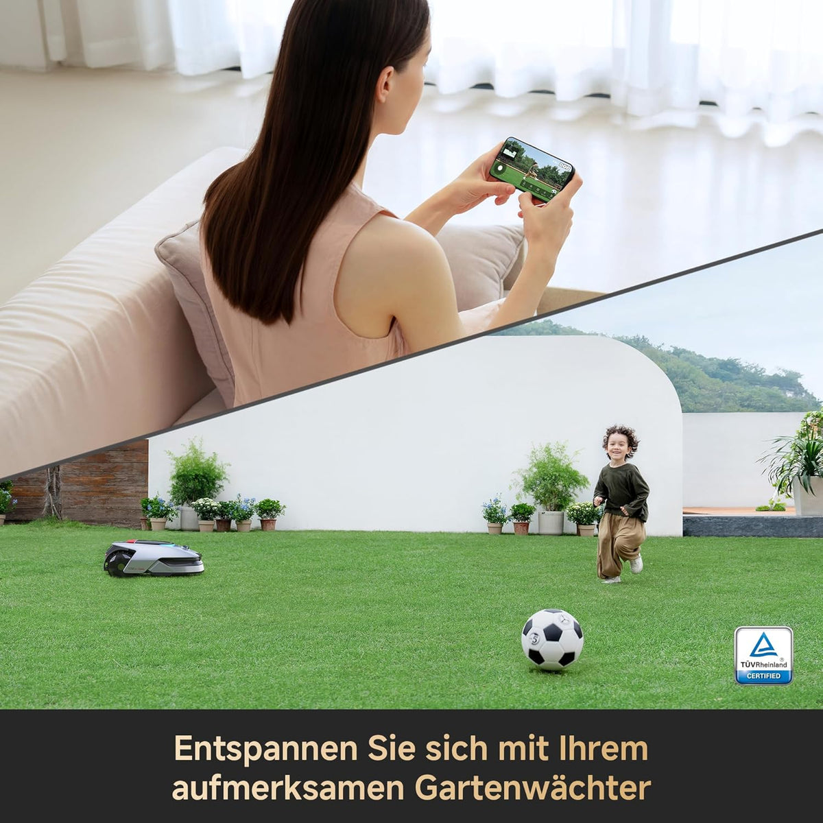 DREAME A2 Mähroboter 3000 m², Dual-Fusion & OmniSensef