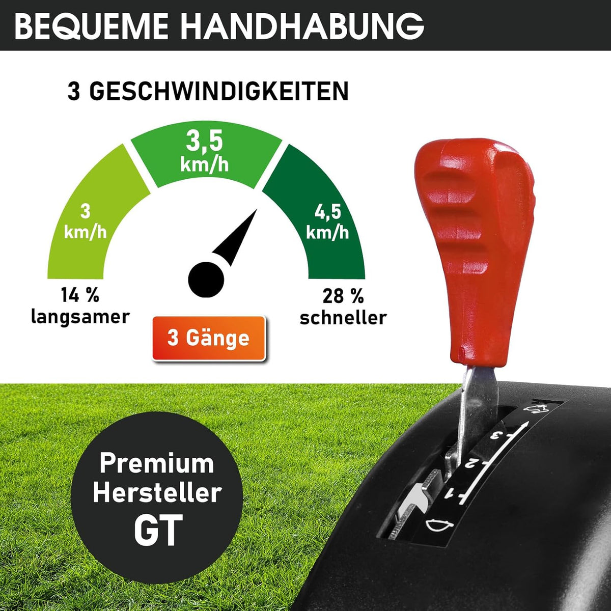 BRAST® Benzin Rasenmäher mit Antrieb | 5,2kW (7PS) | 55cm Schnittbreite | viele Modelle | TÜV | 30-80mm Schnitthöhe | 60L Fangkorb | 4 Takt OHV Motor | Stahlgehäuse | Speedf