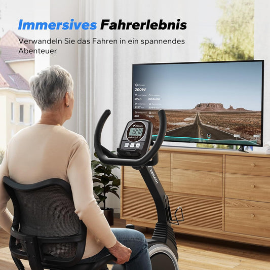 MERACH Recumbent Exercise Bike for Home Cardio Workout with Bluetoothl