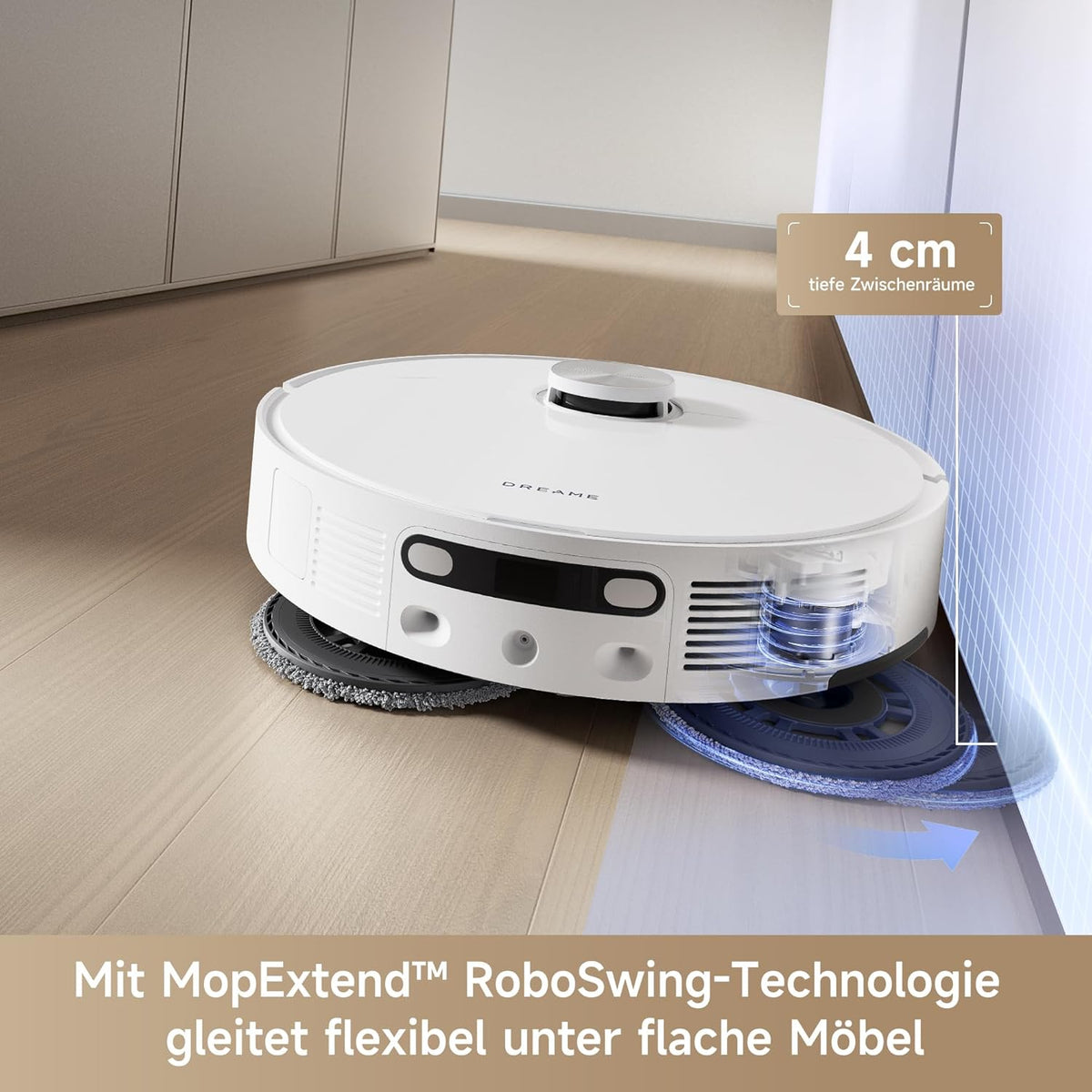 dreame L10s Ultra Gen 2 Saugroboter, MopExtend, 10.000Pa Vormax, Tierfreundlich, Vollautomatischd