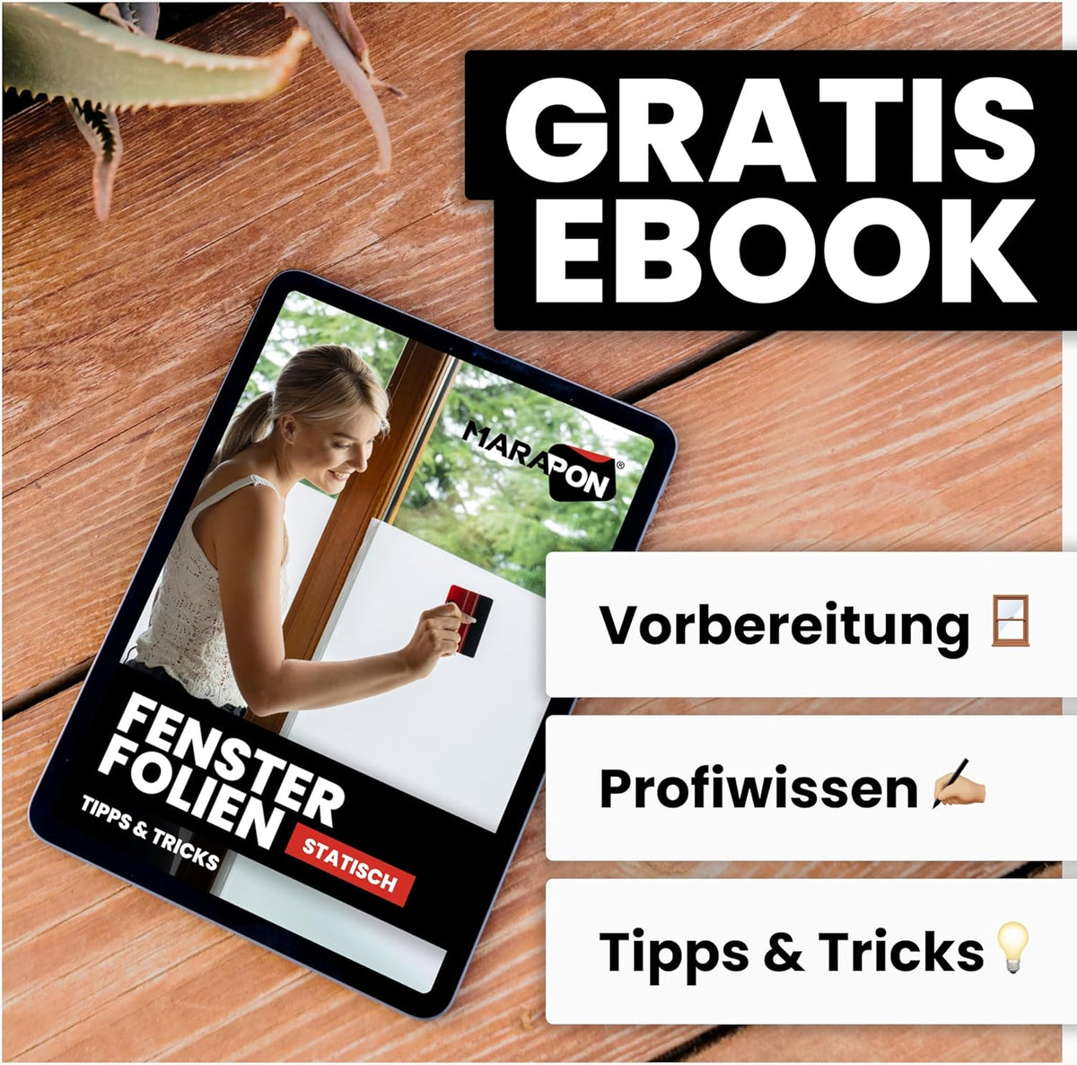 MARAPON® Matt Blickdichte Fensterfolie – Selbsthaftend für Privatsphäre, UV-Schutz, Milchglas-Effektd