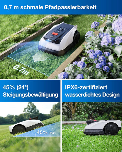 ECOVACS Goat O500 Mähroboter 500 m², LiDAR & ohne Kabelf
