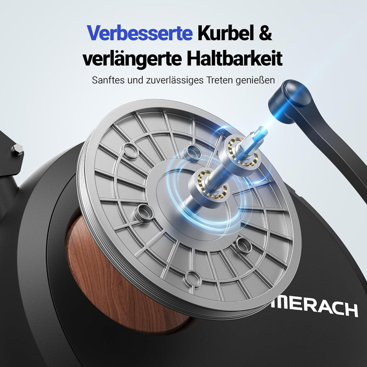 MERACH Liegeergometer: Heimtrainer mit Bluetooth und verstellbarer Rückenlehnel