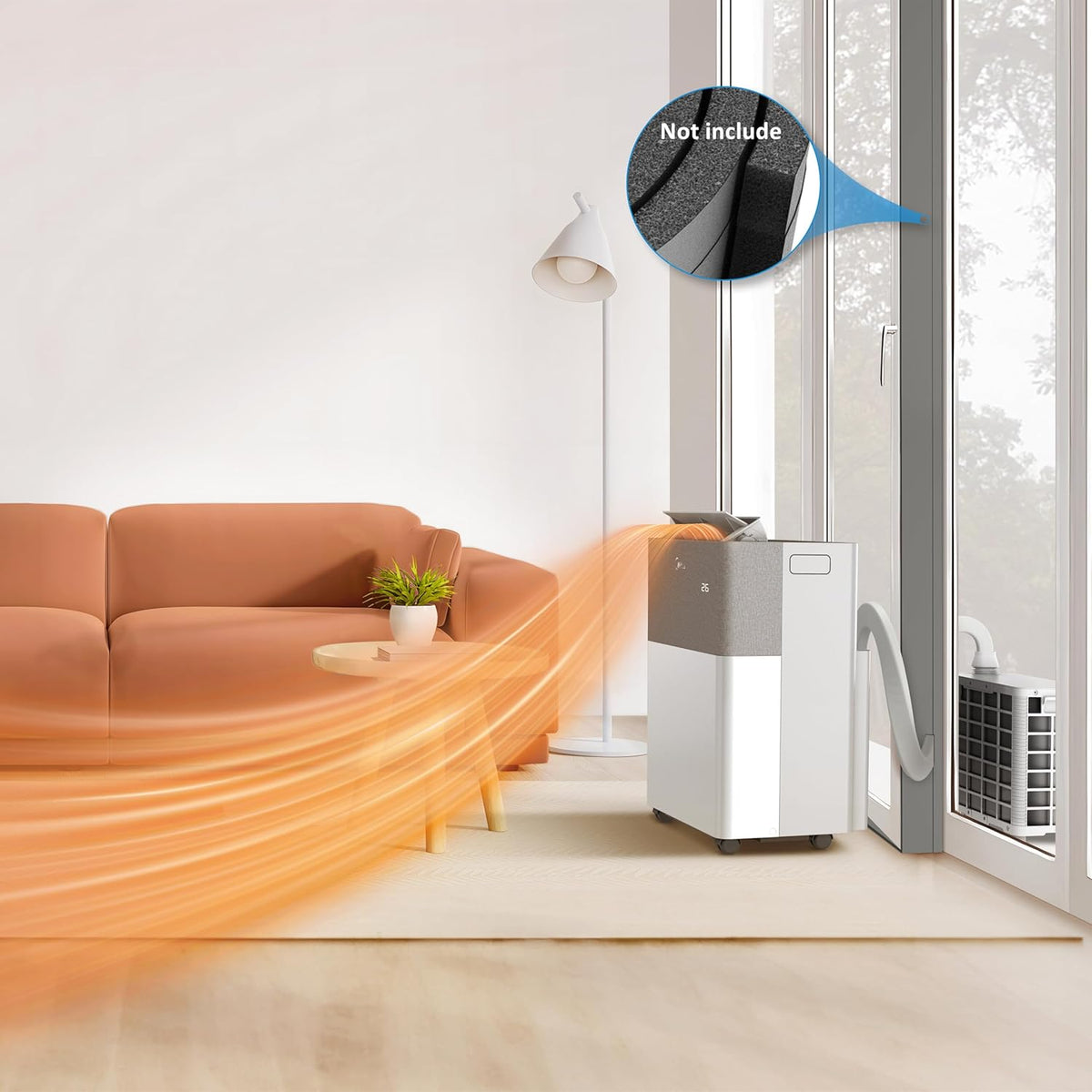 Midea PortaSplit Mobile Klimaanlage: Leise, Effizient, Kühlen, Heizen, Entfeuchtend