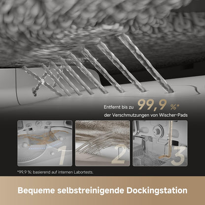 Dreame L50 Pro Ultra Saug- & Wischroboter: Auto-Entleerung, Selbstreinigung, 19.500 Pad