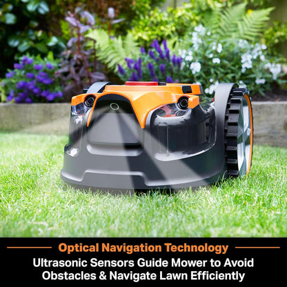 LawnMaster OcuMow™ 24V kabelloser Roboter-Rasenmäher & Trimmerf