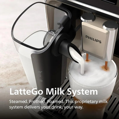 PHILIPS 5500 Series Fully Automatic Espresso Machine, LatteGo Milk System